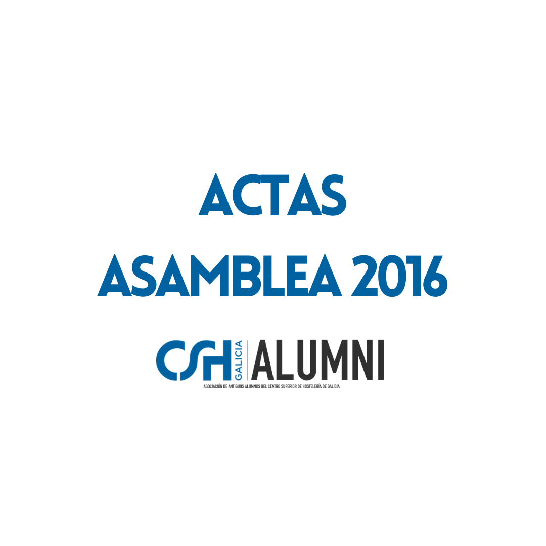 ACTAS ASAMBLEA 2016