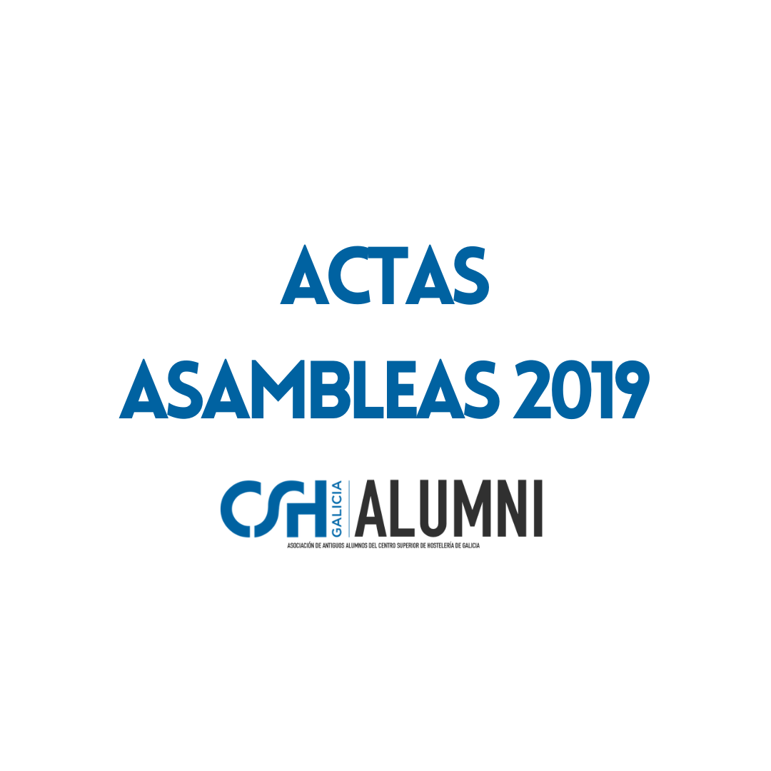 ACTAS ASAMBLEAS 2019